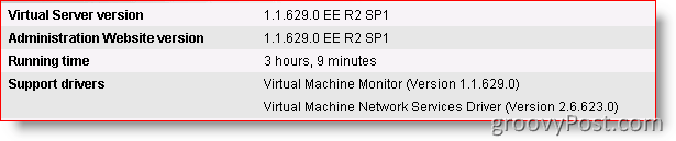 Microsoft Virtual Server 2005 R2 SP1 obsługuje system Windows Server 2008:: groovyPost.com