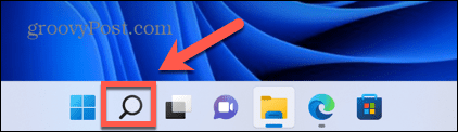 ikona wyszukiwania w programie Outlook
