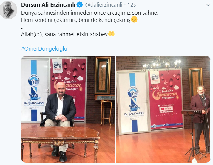 Udostępnianie Dursun Ali Erzincanlıdan Ömer Döngeloğlu