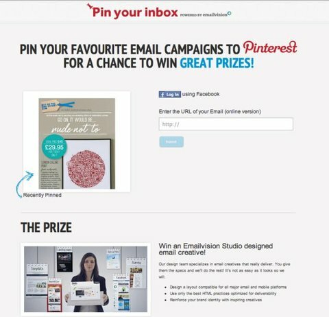 e-mailvisions konkurs Pinterest