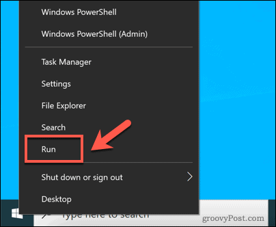 Uruchom Uruchom w systemie Windows 10