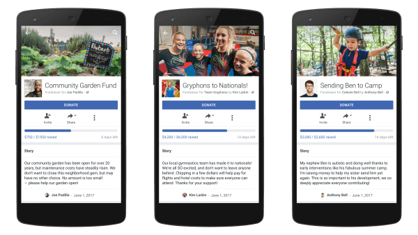  Facebook rozszerza swoje osobiste narzędzie do zbierania funduszy dla większej liczby użytkowników w USA