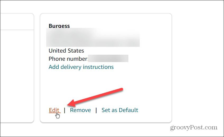 Zmień swój adres wysyłki na Amazon