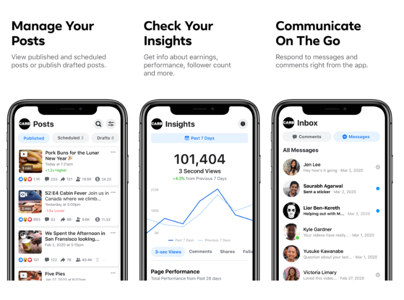 Facebook wprowadził nową aplikację mobilną Studio twórców na iOS i Androida. Towarzysz do centrum komputerowego Studia twórców.