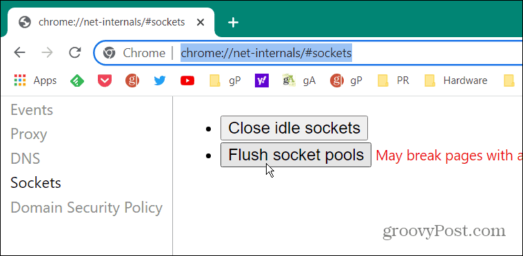 Napraw ERR_SPDY_PROTOCOL_ERROR w Chrome