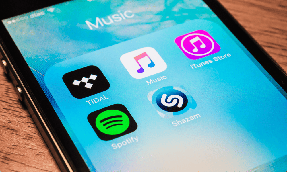 jak używać Shazam z Apple Music Classic