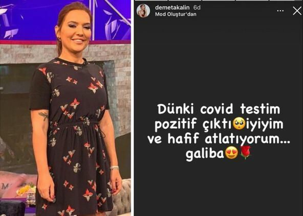Po swojej byłej żonie Okan Kurt, Demet Akalın również złapał koronawirusa!
