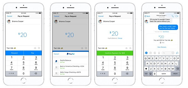 Facebook Messenger i PayPal integrują płatności peer-to-peer w aplikacji w USA