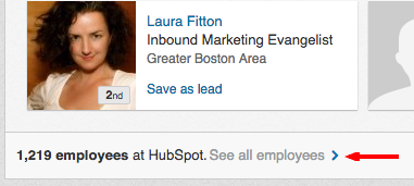 LinkedIn Sales Navigator zobacz pracowników firmy