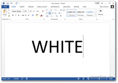 motyw 2013 zmiana koloru pakietu Office - motyw biały