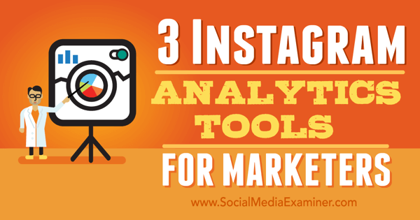 narzędzia analityczne Instagram dla marketerów
