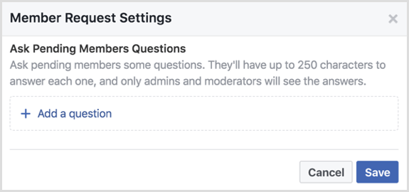 Grupa na Facebooku zadaje oczekującym członkom pytania