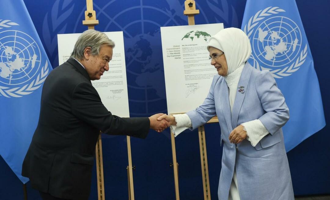 W ONZ podpisano deklarację dobrej woli dla projektu Emine Erdoğan, który daje światu przykład!