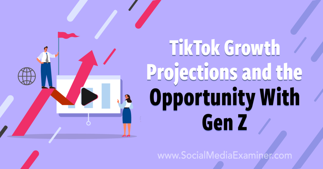Prognozy rozwoju TikTok i szansa z Gen Z: Social Media Examiner