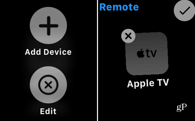 Usuń Apple TV z zegarka