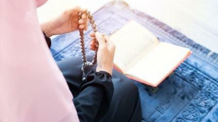 Jak zrobić modlitwę tasbih? Modlitwy i dhikr należy odmawiać po modlitwie