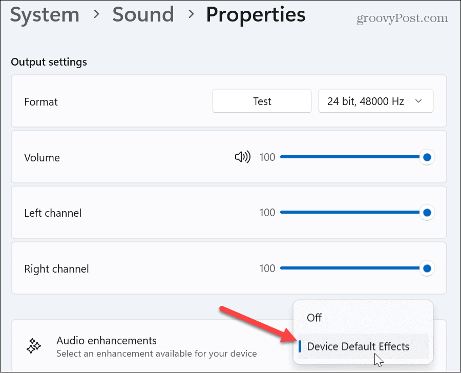 Zresetuj ustawienia audio w systemie Windows 11