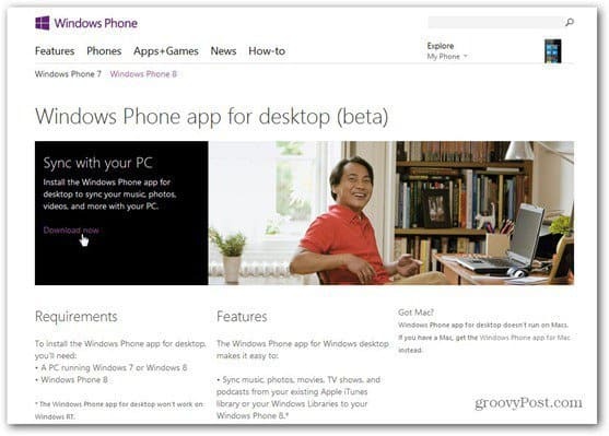 pobieranie oprogramowania Windows Phone 8