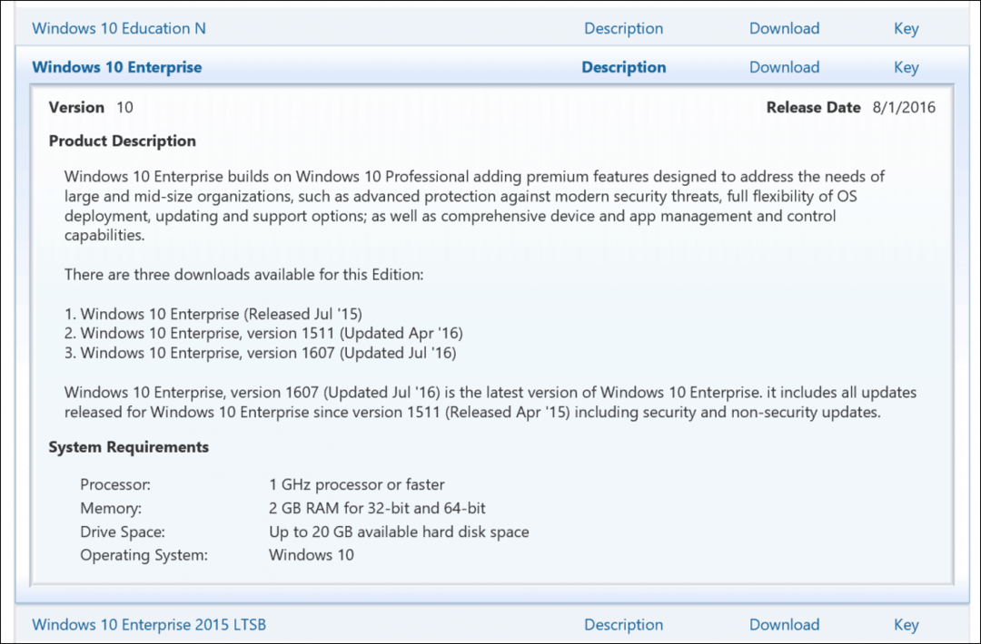 Windows 10 Licencja zbiorcza Klucz produktu VLSC Enterprise Education Pro