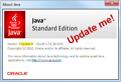 Aktualizacja standardowej wersji Java 6