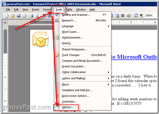 Ochrona hasłem Excel 2003