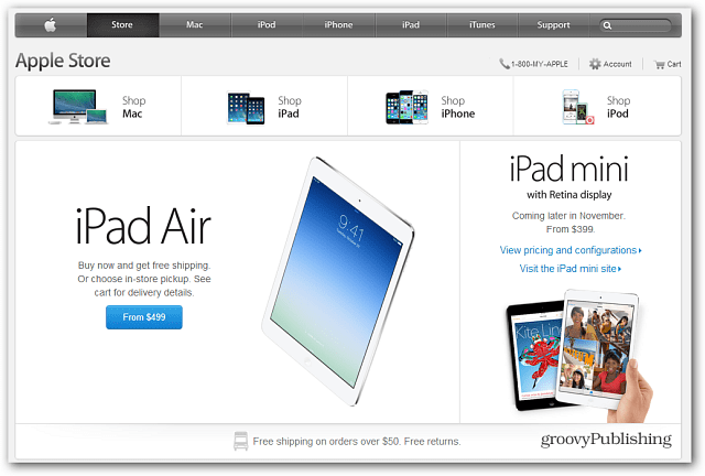 Apple Store ma teraz dostępny nowy iPad Air