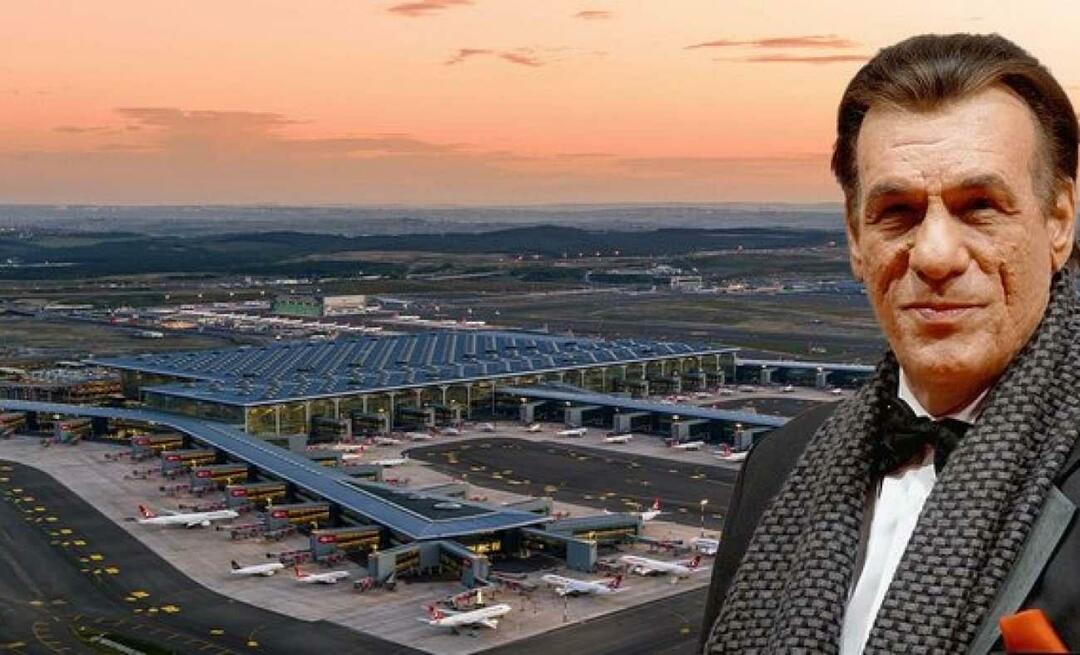 Światowej sławy aktor Robert Davi podziwiał lotnisko w Stambule!