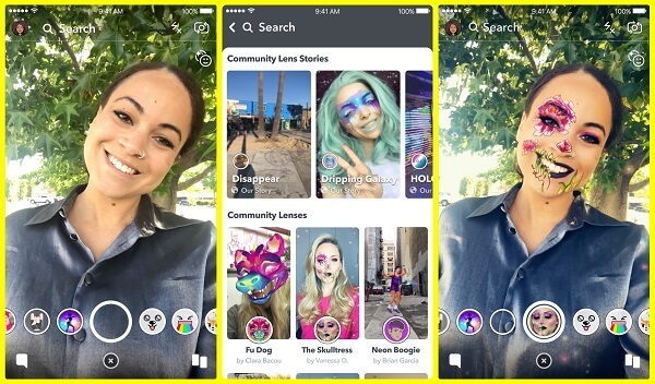 Snapchat wprowadzi Lens Explorer, łatwiejszy sposób na odkrywanie i odblokowywanie tysięcy obiektywów stworzonych przez Snapchatters na całym świecie.