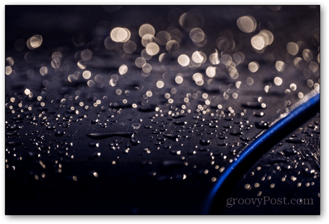 krople deszczu woda bokeh zbliżenie zamknij zoom obiektyw skupić ekspozycji zdjęcie bokeh rozmazane tło fotografia efekt