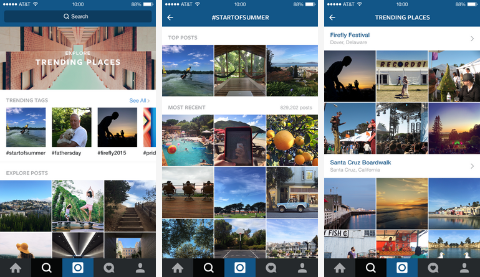 Instagram wprowadza nową funkcję wyszukiwania i przeglądania