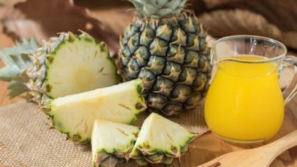 Jakie są zalety ananasa i soku ananasowego? Jeśli pijesz zwykłą szklankę soku ananasowego?