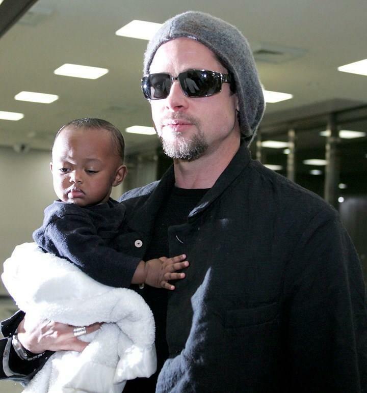 Brad Pitt i mała Zahara