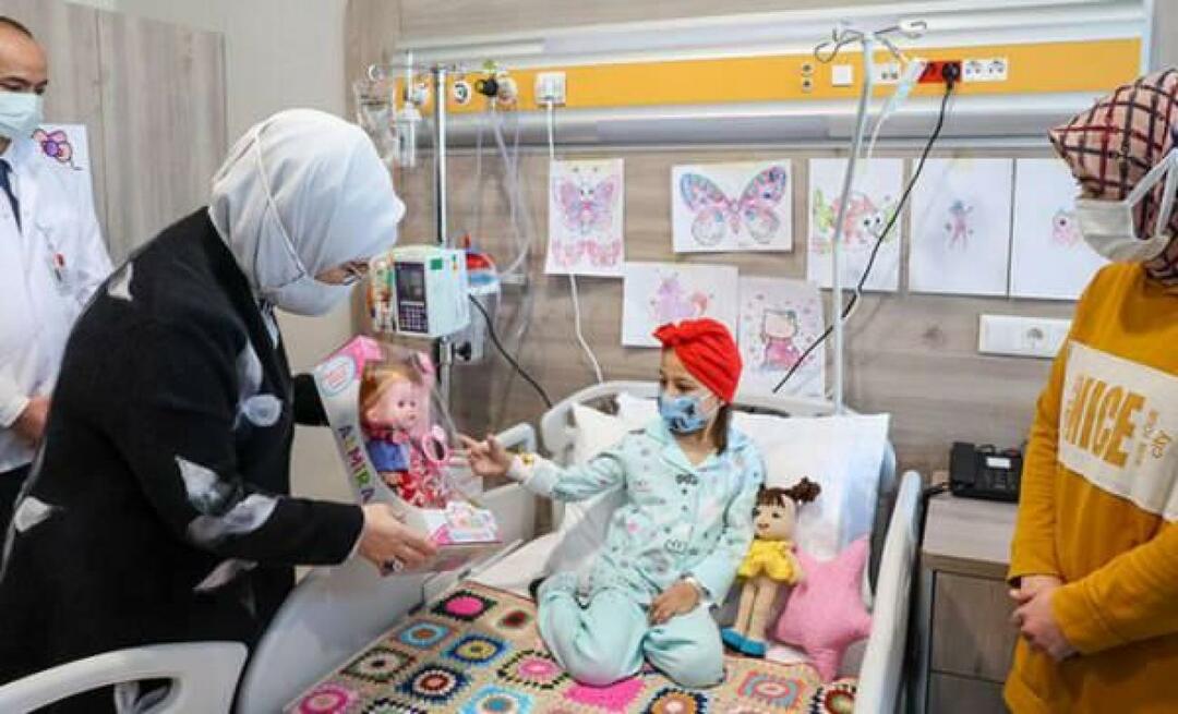 Emine Erdogan odwiedziła dzieci chore na raka! 