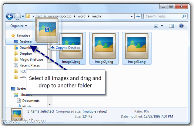 Łatwy sposób na wyodrębnianie obrazów z dokumentu programu Word w systemie Windows 7 [Office 2007/2010]