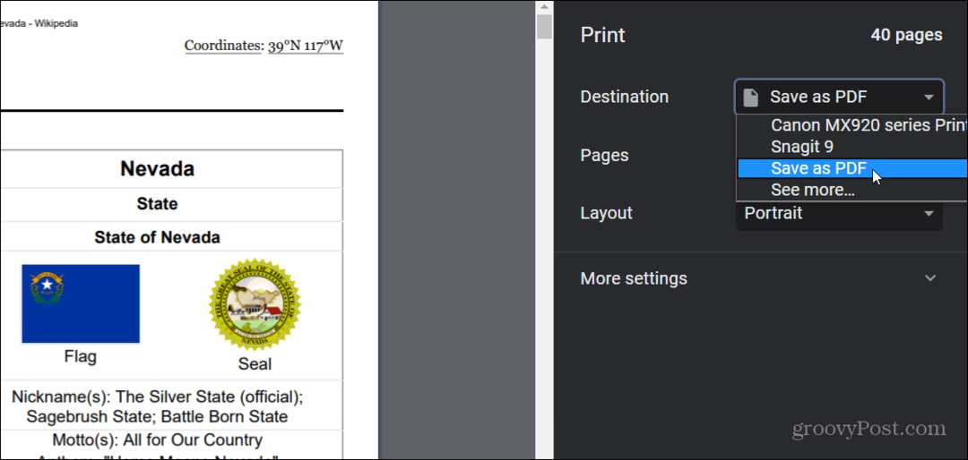 Jak zapisać stronę internetową jako plik PDF z Google Chrome