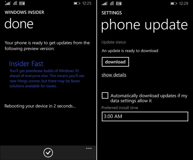 Aktualizacja Windows Phone