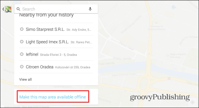 Zapisz Mapy Google do użytku offline i natychmiast rozpocznij nawigację
