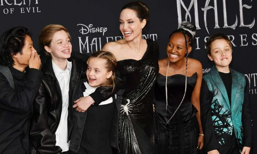 Angelina Jolie i jej dzieci