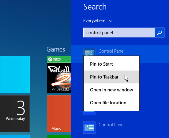 Wyszukiwanie w systemie Windows 8.1