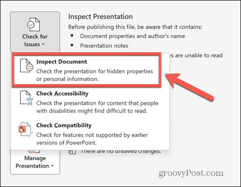 PowerPoint sprawdzić dokument