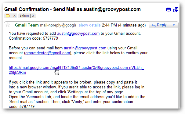 Gmail - skrzynka weryfikacyjna