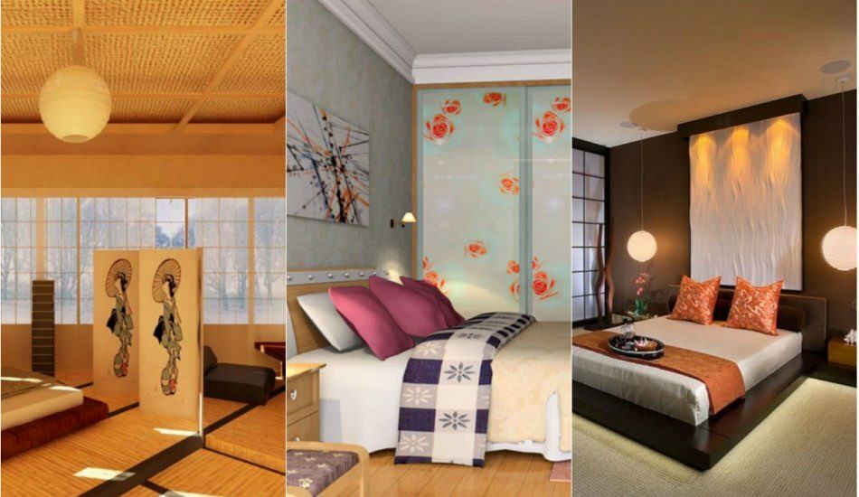 Dekoracja sypialni w stylu japońskim 2018-2019