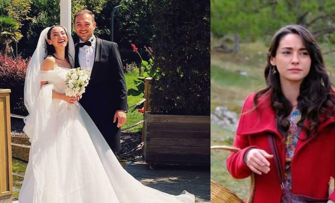 Nazlı Pınar Kaya, Cemile z góry Gönül, wyszła za mąż! Jego współpracownik nie zostawił go samego