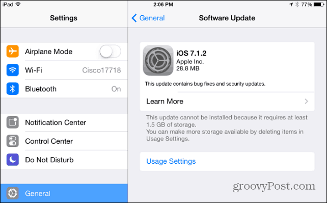 Apple wydaje aktualizację oprogramowania iOS 7.1.2