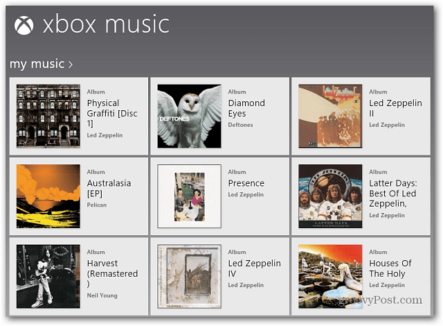 Moja muzyka Aplikacja Xbox Music