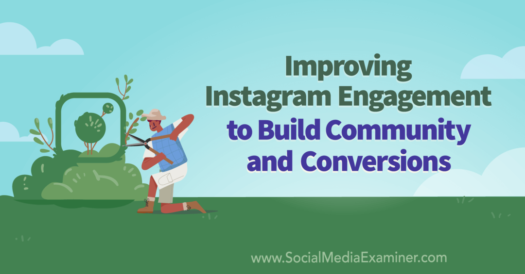 Poprawa zaangażowania na Instagramie w celu budowania społeczności i konwersji z wykorzystaniem spostrzeżeń Sue B. Zimmerman w podkaście o marketingu w mediach społecznościowych.