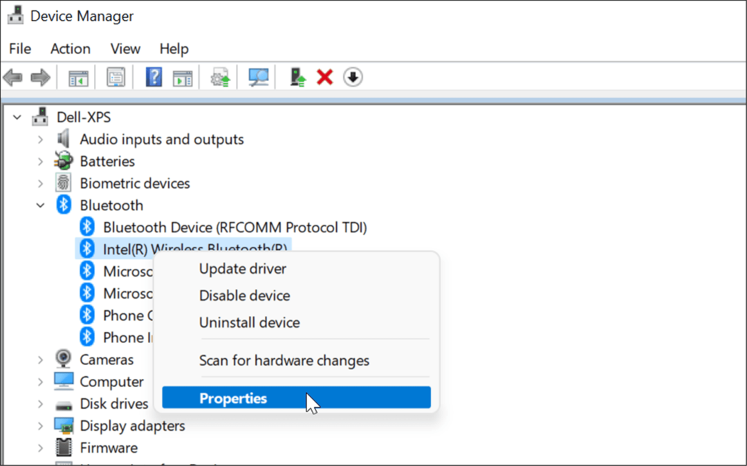 Windows Menedżer urządzeń Bluetooth 11