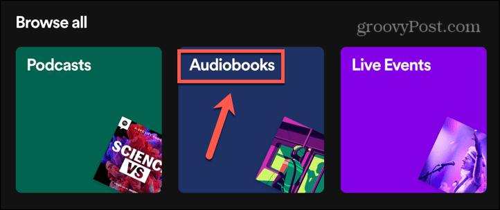 Spotify, audiobooki