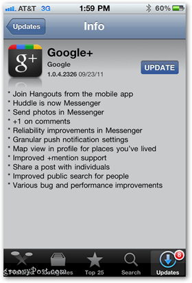 Aktualizacja aplikacji Google+ na iPhone'a i inne urządzenia z iOS