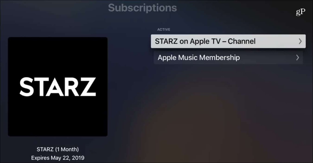 Anuluj subskrypcję kanału Apple TV